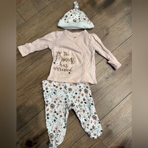 Gerber Pink/Gold newborn set